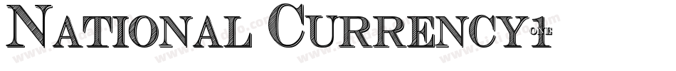 National Currency字体转换